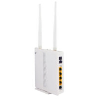 ALLNET ALL-WR02400N, Wi-Fi 4 (802.11n), Eingebauter Ethernet-Anschluss, ADSL2+, Weiß