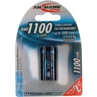 Ansmann 1x2 NiMH 1100 mAh Micro / AAA / HR03, AAA,...