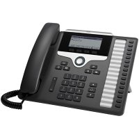 Cisco 7861, IP-Telefon, Schwarz, Silber, Kabelgebundenes...