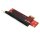 StarTech.com PCI Express x1 auf x16 Extender Adapter - PCIe Riser Verlängerung Karte, PCIe, PCIe, Rot, CE, REACH, TAA, 2,5 Gbit/s, 44,3 mm