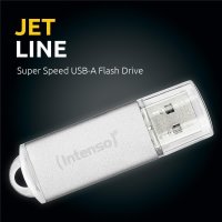 Intenso MEMORY DRIVE FLASH USB3.2 64GB/3541490, 64 GB, USB Typ-A, 3.2 Gen 1 (3.1 Gen 1), 70 MB/s, Kappe, Silber