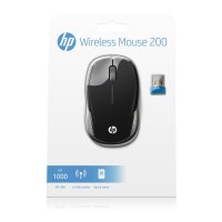 HP Wireless-Maus 200, Beidhändig, Optisch, RF...