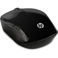 HP Wireless-Maus 200, Beidhändig, Optisch, RF Wireless, 1000 DPI, Schwarz