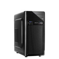 Inter-Tech MC-02 Micro, Tower, PC, Schwarz, micro ATX,...