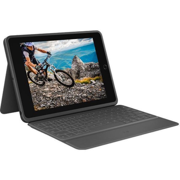 Logitech Rugged Folio, QWERTZ, Deutsch, 1,8 cm, 1,2 mm, Apple, iPad (7th Gen)