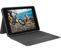 Logitech Rugged Folio, QWERTZ, Deutsch, 1,8 cm, 1,2 mm,...