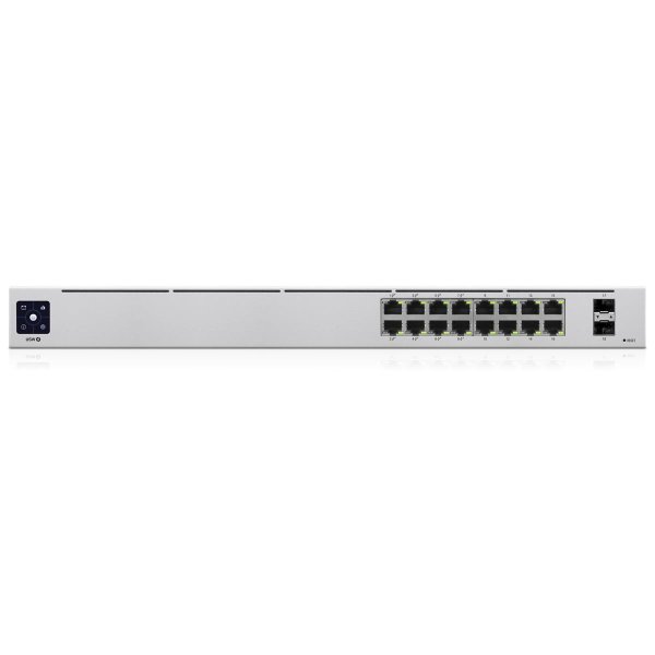 UbiQuiti UniFi 16-Port PoE, Managed, L2/L3, Gigabit Ethernet (10/100/1000), Power over Ethernet (PoE), Rack-Einbau, 1U