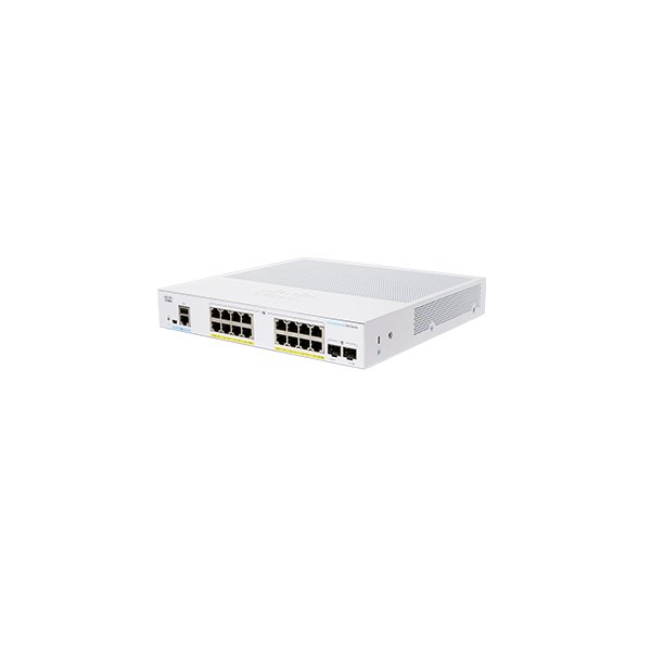 Cisco CBS350-16P-E-2G-EU, Managed, L2/L3, Gigabit Ethernet (10/100/1000), Rack-Einbau