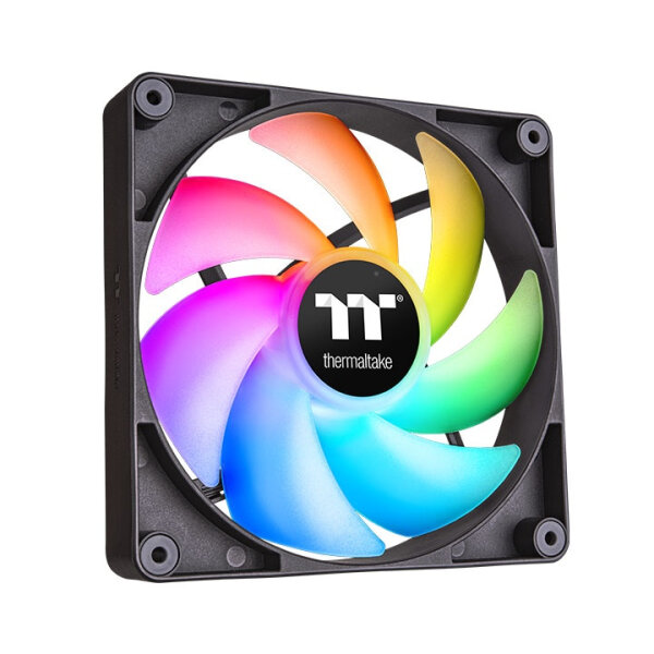 Thermaltake TT CT140 ARGB Sync PC, Ventilator, 500 RPM, 1500 RPM, 30,5 dB, 77,37 cfm, Schwarz