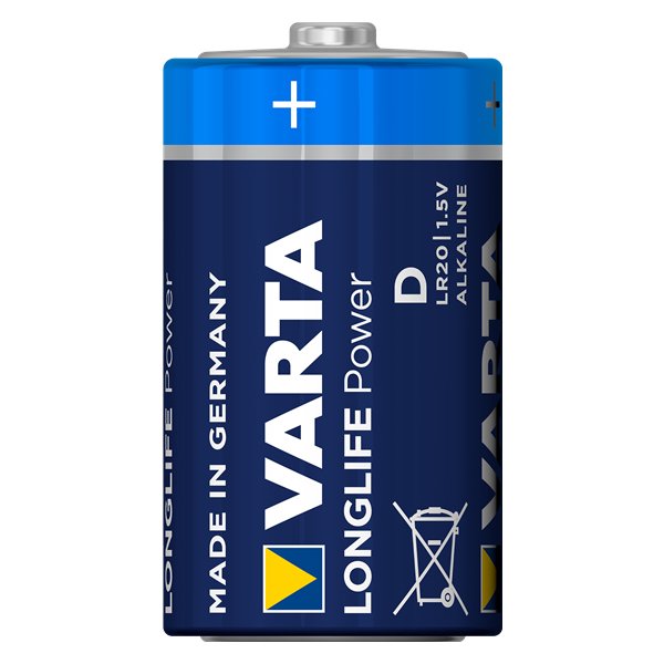 Varta 4920 121 414, Einwegbatterie, D, Zinc-Manganese Dioxide (Zn/MnO2), 1,5 V, 4 Stück(e), Mehrfarbig