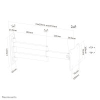 Neomounts TV/Monitor-Wandhalterung, 25,4 cm (10"),...