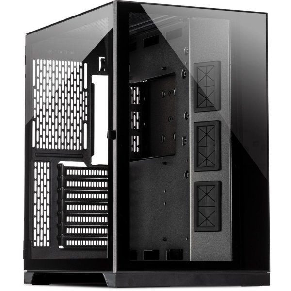 Inter-Tech C-702 Diorama, Tower, PC, Schwarz, ATX, ITX, micro ATX, 16 cm, 32,5 cm