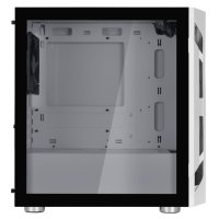 SilverStone FARA H1M, Micro Tower, PC, Weiß, micro ATX, Mini-DTX, Mini-ITX, Kunststoff, Stahl, 16 cm