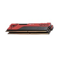 PATRIOT Memory Viper Elite PVE2432G320C8K, 32 GB, 2 x 16 GB, DDR4, 3200 MHz, 288-pin DIMM, Schwarz, Rot