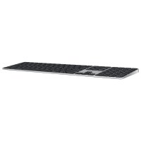 Apple Magic Keyboard, Volle Größe (100%), Kabellos, Bluetooth, QWERTZ, Schwarz, Silber