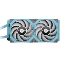 Thermaltake CL-W319-PL12TQ-A, All-in-One-Flüssigkeitskühler, 12 cm, 500 RPM, 2000 RPM, 22,3 Sone, Türkis