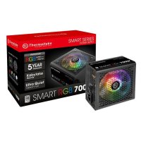 Thermaltake Smart RGB, 700 W, 230 V, 50 - 60 Hz, 9 A, Aktiv, 120 W