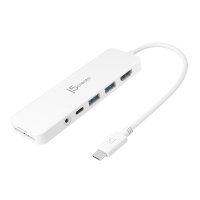 j5create JCD373-N USB-C® Lleichter Multi Adapter, USB...