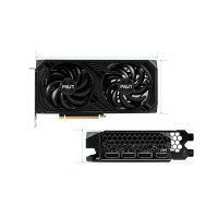 Palit GeForce RTX 4060 Ti Dual OC, GeForce RTX 4060 Ti, 8 GB, GDDR6, 128 Bit, 7680 x 4320 Pixel, PCI Express 4.0