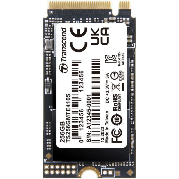 Transcend PCIe SSD 410S, 256 GB, M.2