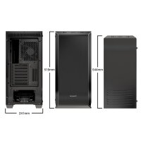 Be Quiet! Dark Base 700, Midi Tower, PC, Schwarz, ATX,...