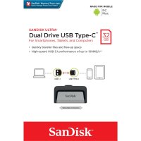 SanDisk Ultra Dual Drive USB Type-C, 32 GB, USB Type-A /...