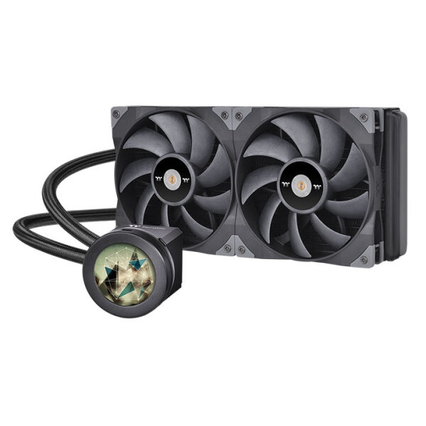 Thermaltake TT Toughliquid Ultra 280, All-in-One-Flüssigkeitskühler, 500 RPM, 2000 RPM, 33,2 dB, 119,1 cfm, Schwarz