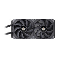 Thermaltake TT Toughliquid Ultra 280, All-in-One-Flüssigkeitskühler, 500 RPM, 2000 RPM, 33,2 dB, 119,1 cfm, Schwarz