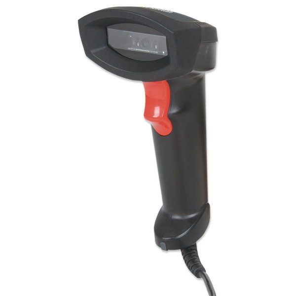 Manhattan CCD Barcodescanner für Industrieanwendungen, 500 mm Scanreichweite, robustes Gehäuse, USB, Schutzklasse IP54, Tragbares Barcodelesegerät, 1D, CCD, Code 11, Code 128, Code 32, Code 39, Code 93, GS1-128 (UCC/EAN-128), JAN, 50 cm, 500 Auslesungen/S