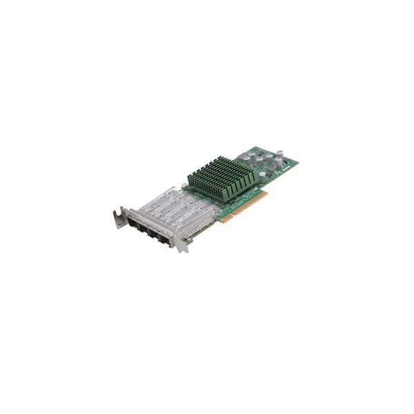 Supermicro AOC-STG-I4S, Eingebaut, Kabelgebunden, PCI Express, Ethernet, 8000 Mbit/s, Silber