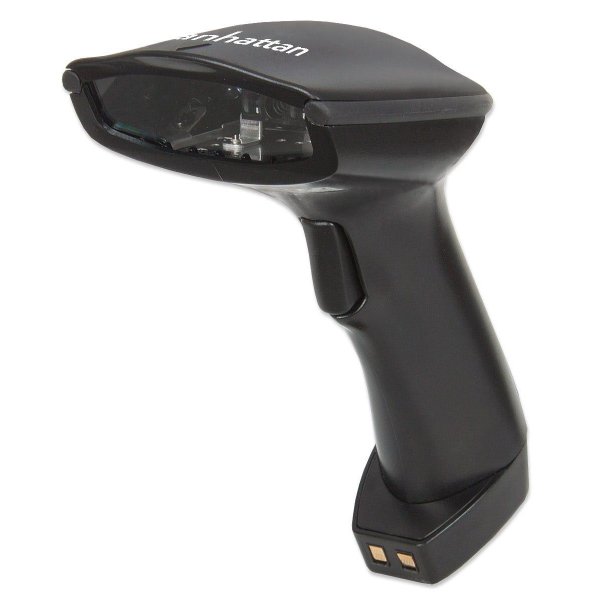 Manhattan Wireless CCD Barcodescanner, Wireless, 500 mm Scanreichweite, Tragbares Barcodelesegerät, 1D, CCD, Code 11, Code 32, Code 39, Code 93, GS1-128 (UCC/EAN-128), JAN, 50 cm, 500 Auslesungen/Sekunde