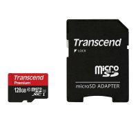 Transcend TS64GSDU3, 128 GB, MicroSDHC, Klasse 10, MLC,...