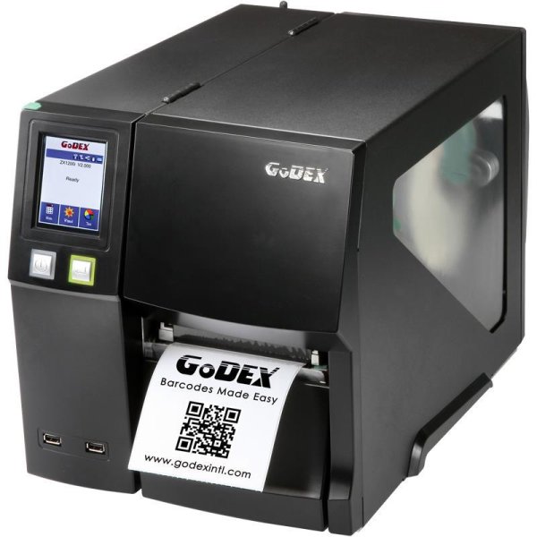 GoDEX ZX1300i, Direkt Wärme/Wärmeübertragung, 300 x 300 DPI, 177 mm/sek, Schwarz