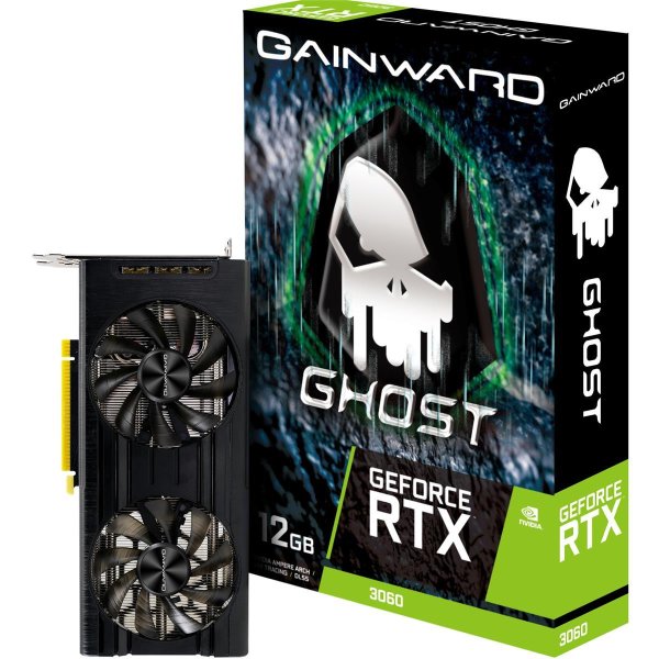 Gainward NE63060019K9-190AU, GeForce RTX 3060, 12 GB, GDDR6, 192 Bit, 7680 x 4320 Pixel, PCI Express x16 4.0