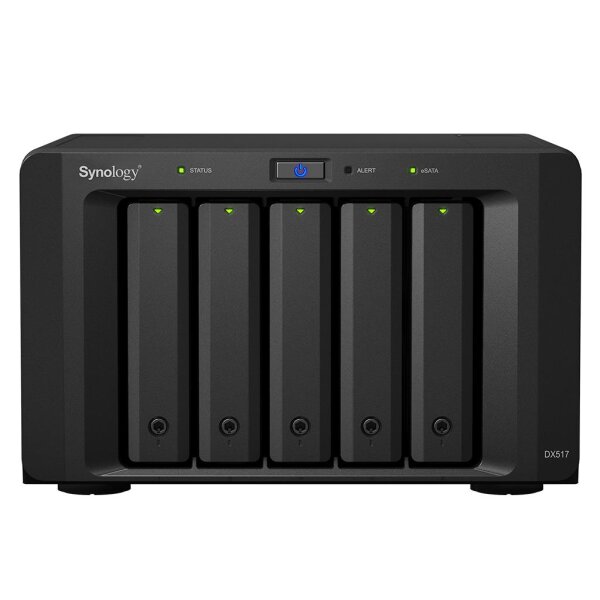 Synology DX517, 3,91 kg, Desktop, Schwarz