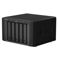 Synology DX517, 3,91 kg, Desktop, Schwarz