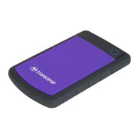 Transcend StoreJet 25H3P (USB 3.0), 2TB, 2 TB, 2.5", 3.2 Gen 1 (3.1 Gen 1), 5400 RPM, Schwarz, Violett