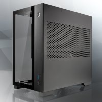 RAIJINTEK PAEAN Mini, Mini Tower, PC, Schwarz, Mini-ITX, Aluminium, SPCC, Gehärtetes Glas, 17 cm