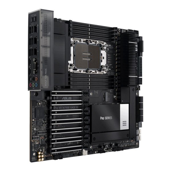 ASUS PRO WS W790E-SAGE SE, Intel, LGA 4677 (Socket E), Intel® Xeon® W, W3400, W2400, LGA 4677 (Socket E), DDR5-SDRAM