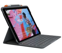 Logitech Slim Folio, QWERTY, Spanisch, 1,7 cm, 1,5 mm, Apple, iPad (7th gen)