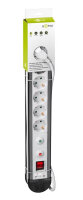 Wentronic Goobay 51281, 6 AC-Ausgänge, CEE, Typ F, 230 V, 50 Hz, 16 A, 3500 W