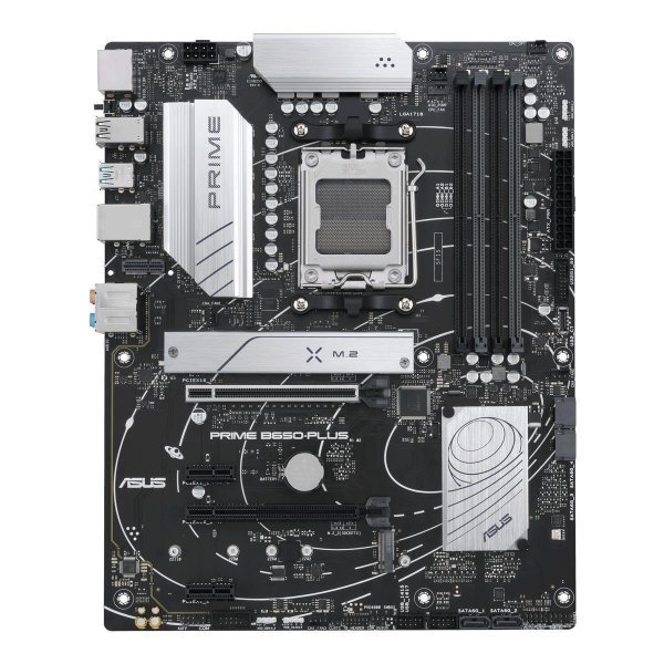 ASUS PRIME B650-PLUS-CSM, AMD, Buchse AM5, AMD Ryzen 7 7th Gen, AMD Ryzen 9 7th Gen, DDR5-SDRAM, 128 GB, DIMM