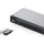 Alogic DX2, Kabelgebunden, USB 3.2 Gen 1 (3.1 Gen 1) Type-C, 65 W, 3,5 mm, 1000 Mbit/s, Schwarz, Grau