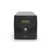 DIGITUS DN-170074 - Line-Interactive USV, 1000VA/600W 12V/7Ah x2 battery,4x CEE 7/7,USB,RS232,RJ45,LCD