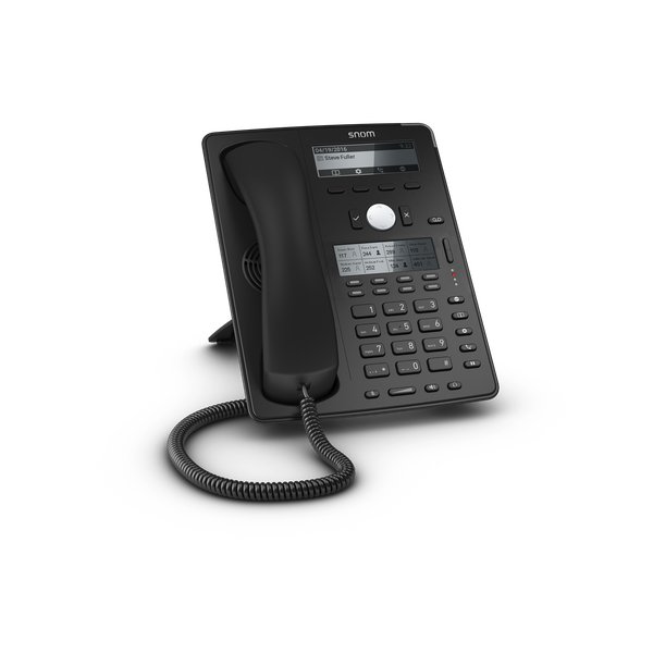 Snom D745, IP-Telefon, Schwarz, Kabelgebundenes Mobilteil, Tisch/Wand, Im Band, Außerhalb des Bandes, SIP-Info, Benutzer