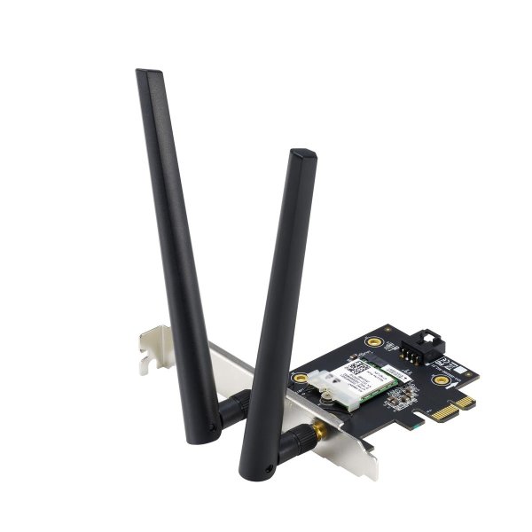 ASUS PCE-AX1800 BT5.2, Eingebaut, Kabellos, PCI Express, WLAN / Bluetooth, Wi-Fi 6 (802.11ax), 1775 Mbit/s