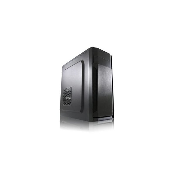 LC-Power 7036B, Midi Tower, PC, Schwarz, ATX, micro ATX, Mini-ITX, Metall, Kunststoff, 14,5 cm