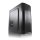 LC-Power 7036B, Midi Tower, PC, Schwarz, ATX, micro ATX, Mini-ITX, Metall, Kunststoff, 14,5 cm