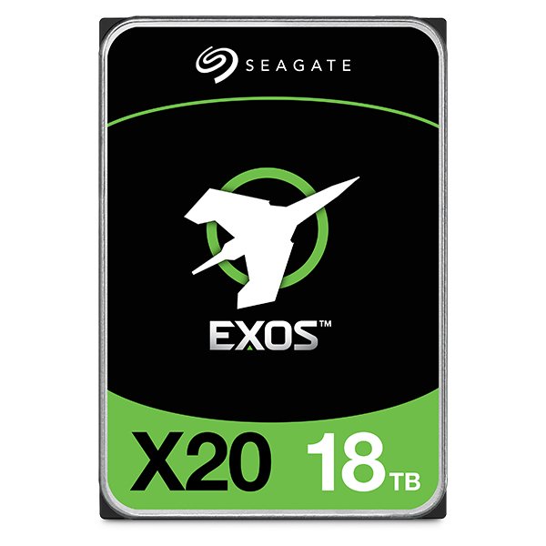 Seagate Enterprise Exos X20, 3.5", 18 TB, 7200 RPM