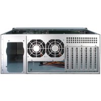 Inter-Tech 4U-4408, Rack, Server, Schwarz, Silber, ATX, EATX, micro ATX, Mini-ITX, SSI EEB, Stahl, 4U